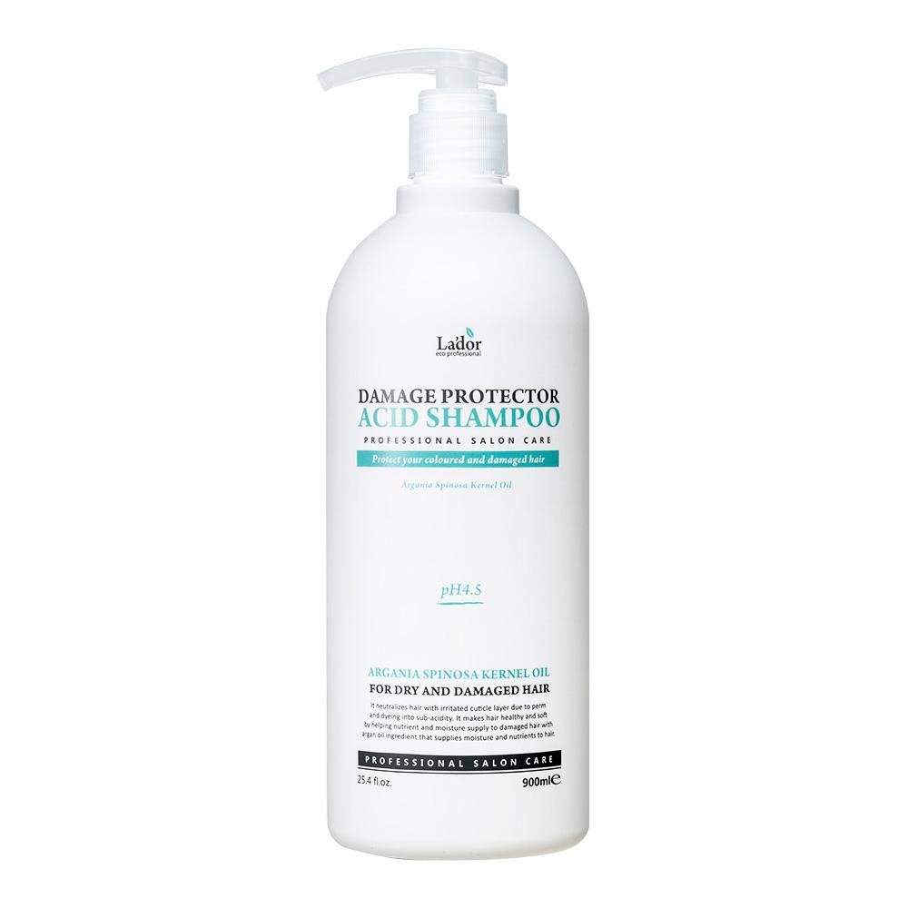 La'dor | Șampon pentru protecție și restabilire păr Damaged Protector Acid Shampoo, 900 ml